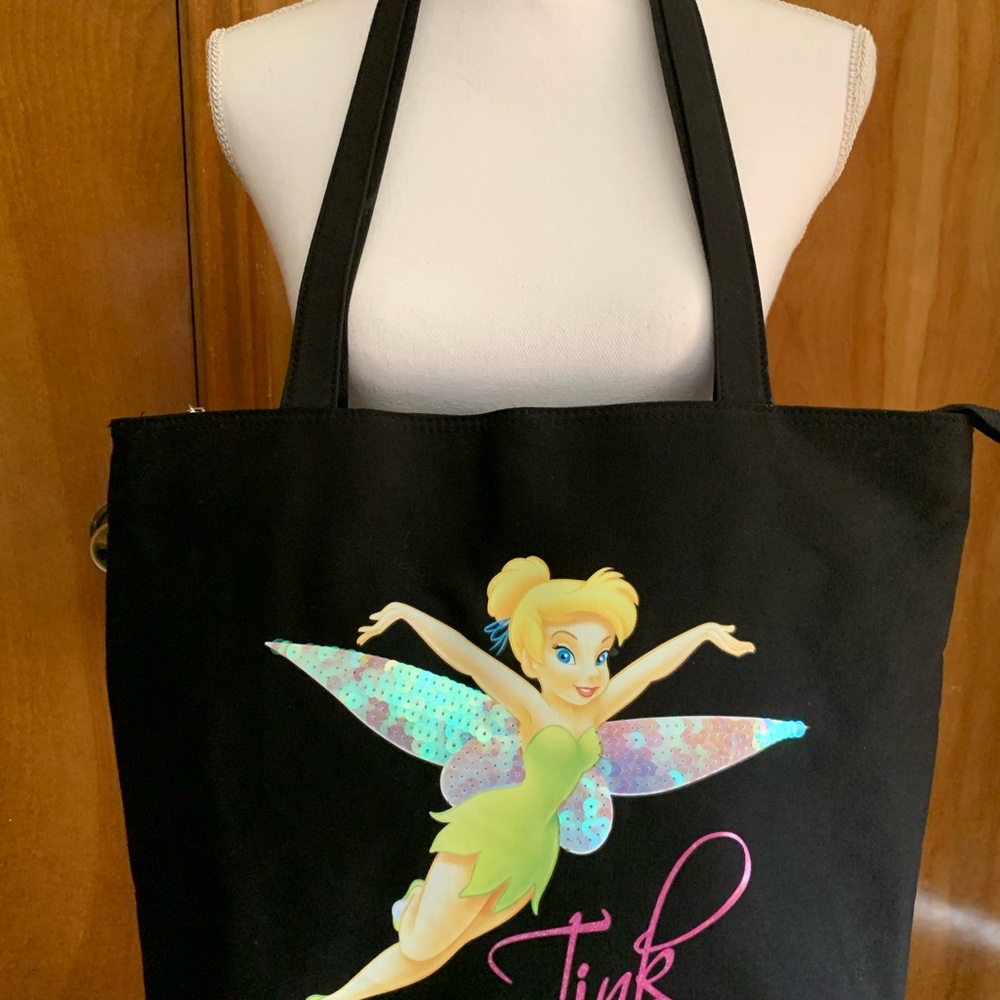 Sale ❤️Disney Tink (Tinkerbell), Black Tote/Bag